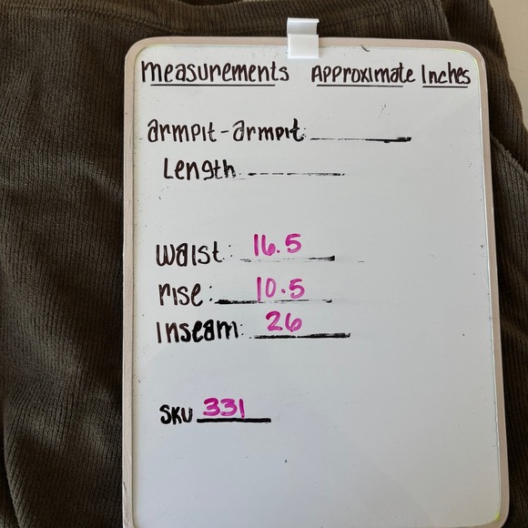 LL Bean Women's Size Large Petite Perfect Fit Pull On Corduroy Pants Loungewear - Picture 8 of 8